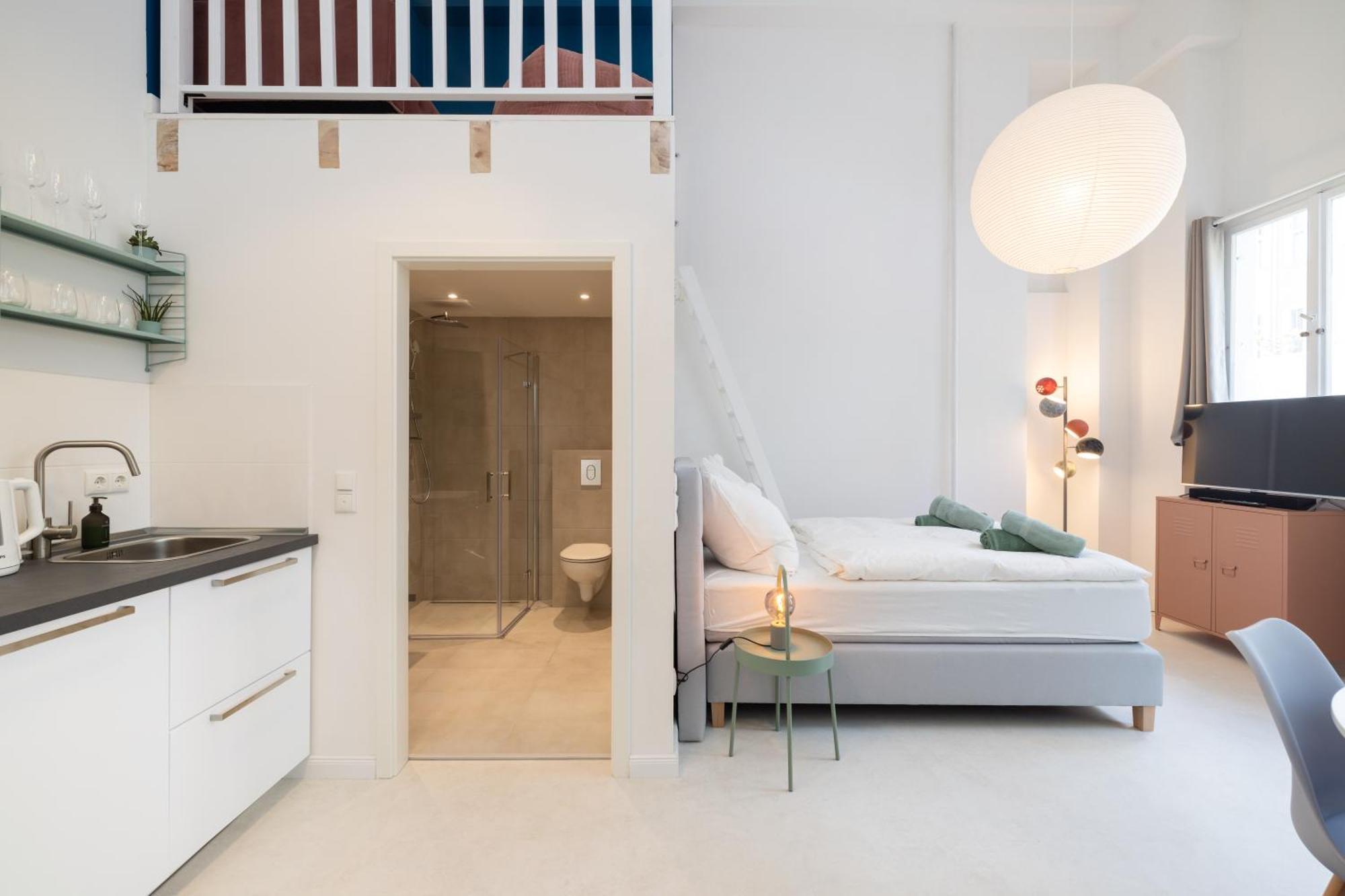 Great 2-Room Loft With 2 Bathrooms And 2 Kitchen Berlin Dış mekan fotoğraf