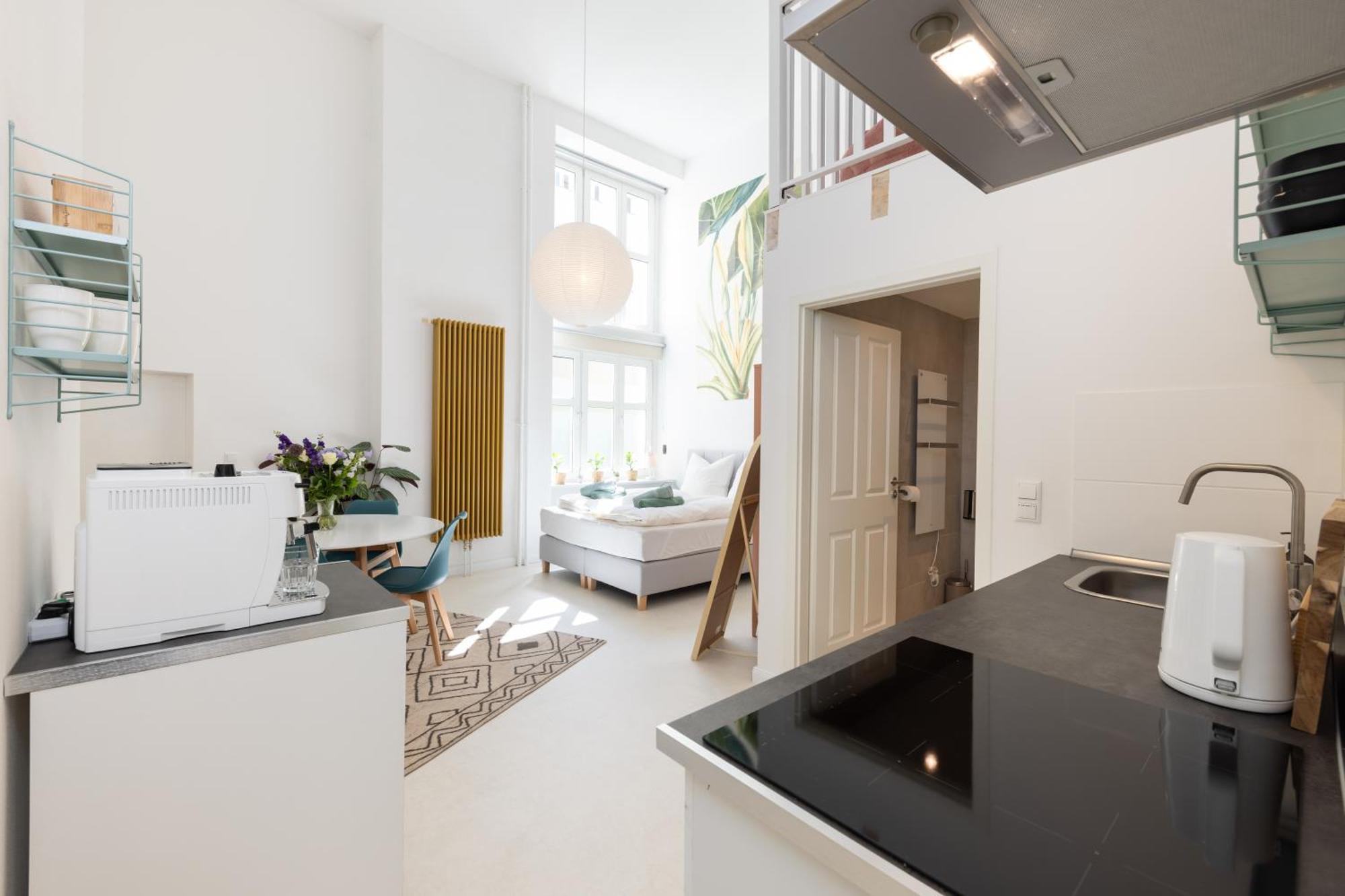 Great 2-Room Loft With 2 Bathrooms And 2 Kitchen Berlin Dış mekan fotoğraf