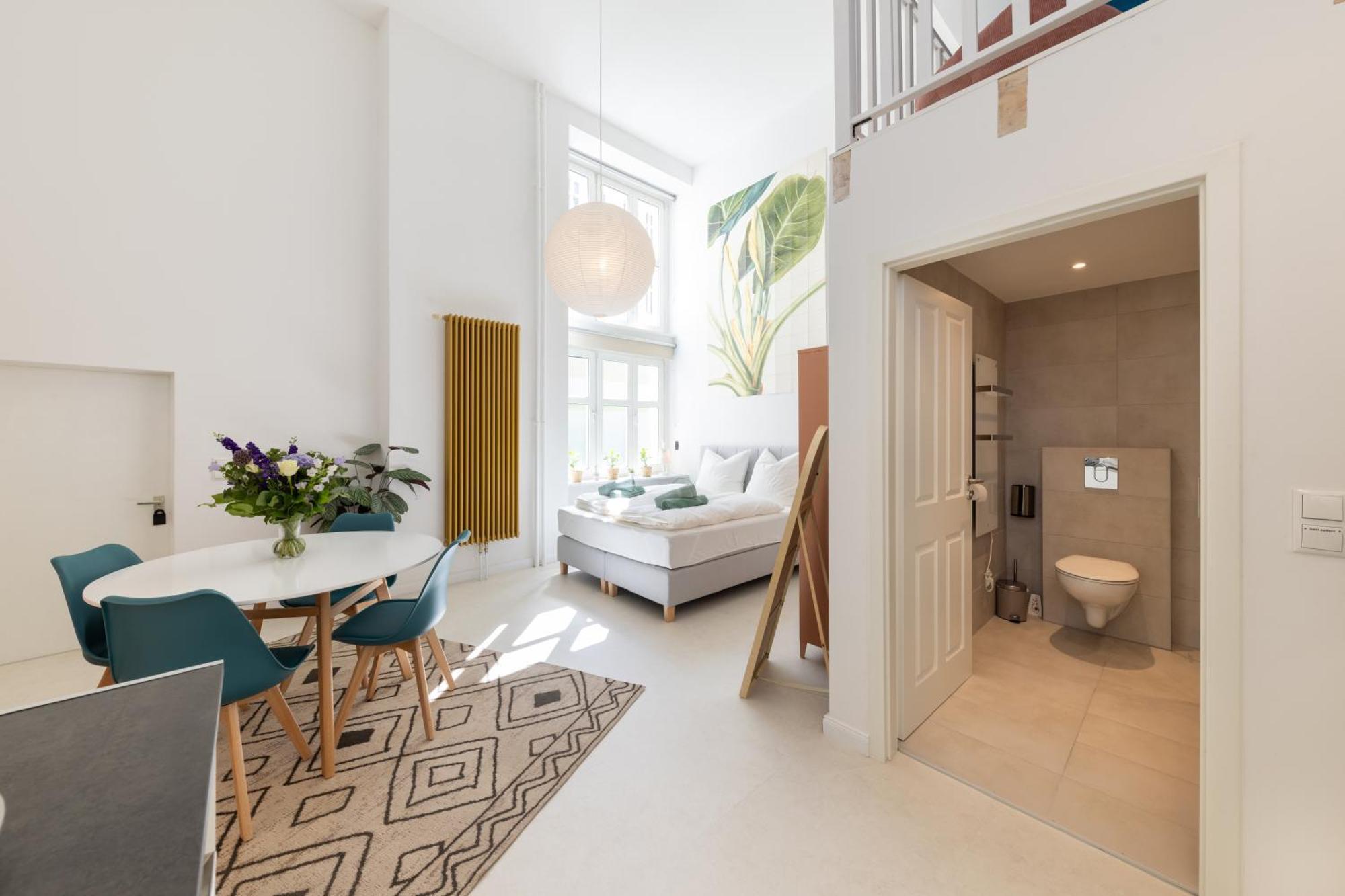 Great 2-Room Loft With 2 Bathrooms And 2 Kitchen Berlin Dış mekan fotoğraf
